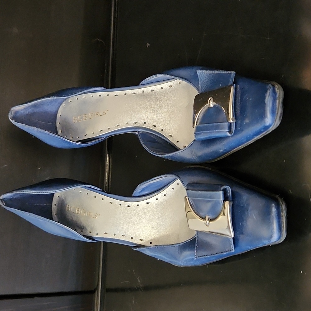 BCBG Blue Heels